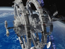 【模型】高精度宇宙空间站3D模型 TurboSquid – Sci-Fi Space Station