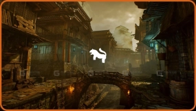 【UE】亚洲运河环境（亚洲运河环境 亚洲古桥 旧式3D）  Asian Canal Environment (Asian Canal Environment Asian Ancient Bridge Old 3D )