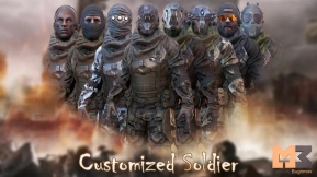 【UE】PBR定制士兵  PBR Customized Soldier