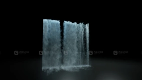 【UE】瀑布VDB特效 Waterfall 3D VDB Pack