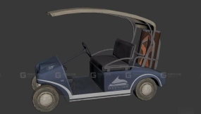 高尔夫球车 - Golf cart 3D model-28