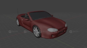 马自达MX-3 - Mazda MX-3 3D model-3