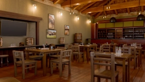 旧式室内谷仓酒吧 Old Interior Barn Bar
