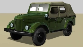 嘎斯69 - GAZ 69 3D model-130