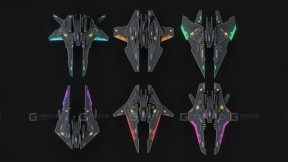 低多边形航天器组合包 Lowpoly Spacecraft pack