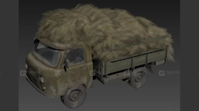 乌兹-452 - Uaz-452 3D model-164