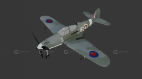 贝尔P-39“空中眼镜蛇”二战战斗机  Bell P-39 Airacobra Wwii Fighter