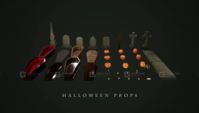 【UE】万圣节 - 道具包  Halloween - Props Pack