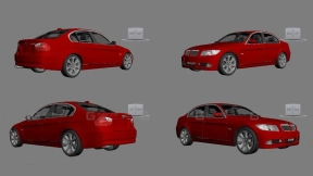 宝马330i E90 - BMW 330i E90 3D model-12