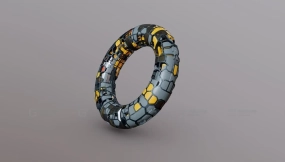 程序化硬表面建模测试 20.005 Procedural Hard Surface Modeling Test 20.005