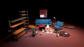 【UE】复古道具迷你包 V1  Retro Props Minipack V1