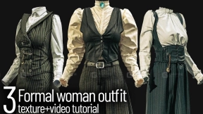 女士正装礼服长裙套装