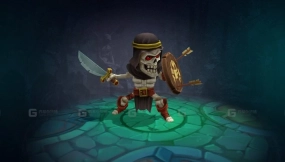 动画骷髅角色 - Skeleton animated character