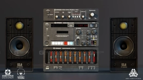 Substance Designer制作收录机音响设备SD纹理与SBS材质视频教程