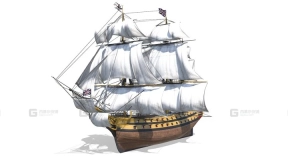 HMS先锋号海盗船（西班牙大帆船型） - HMS Vanguard Pirate Ship Pirate Galleon