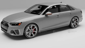 （绑定好的）奥迪S4+内饰-(Rigged)Audi S4+Interior