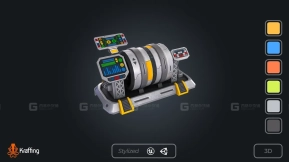 【UE】科幻生成器V1 – 未来能量 – 游戏就绪PBR  SCI-FI Generator V1 – Futuristic Energy – Game Ready PBR