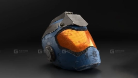 科幻磨损太空头盔 - Scifi Worn Space Helmet