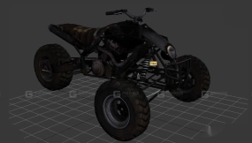三轮摩托 - Trike 3D model-122
