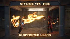 【UE】风格化视觉特效火焰  Stylized VFX  Fire