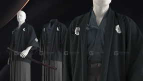 日本传统服饰武士和服