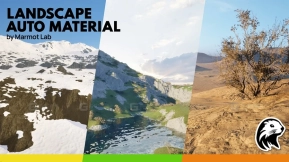 【UE】高级景观自动材质  Advanced Landscape Auto Material