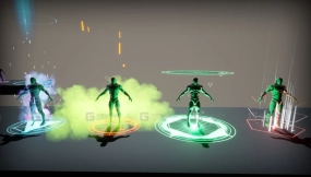 【UE】魔法符文视觉特效材质包  Magic Sigil VFX Material Pack