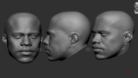 男性头部基础模型 Male Head