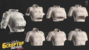 战术上衣基础版型6款