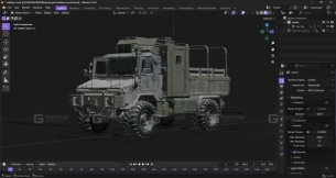 使命召唤军用卡车 UMIKE Military truck MW 2019