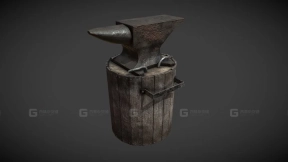 资产02 中世纪铁砧 Asset02 Medieval Anvil