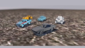 绝地求生无皮肤车辆 - PUBG Cars Without skin 3D model-19