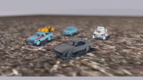 绝地求生无皮肤车辆 - PUBG Cars Without skin 3D model-19