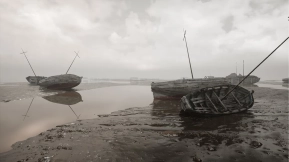 【UE】渔村 Fishing Village Environment