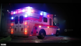 【UE】救护车 - 高级版 - 可驾驶与可互动  Ambulance - Premium - Drivable and Interactable