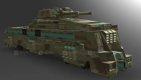 装甲列车 - Armored Train 3D model-23