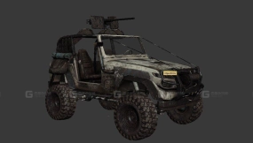 吉普4x4 - Jeep 4x4 3D model-23