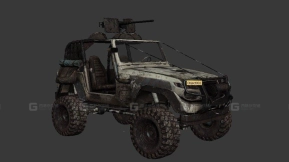 吉普4x4 - Jeep 4x4 3D model-23