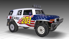 2007年丰田FJ Cruiser - 2007 Toyota FJ Cruiser 3D model-14