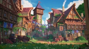 【UE】模块化风格化中世纪小镇（中世纪小镇 中世纪 风格化小镇）  Modular Stylized Medieval Town ( Medieval Town Medieval Medieval Stylised Town )