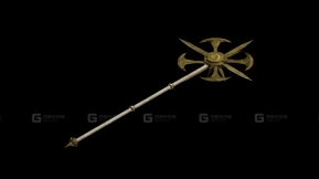 金长杖 3D模型-10 - Golden Long Staff 3D model-10