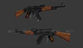 重机枪-HMG 3D model