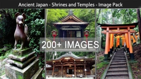 古代日本 - 神社与寺庙 - 图像包 - 多米尼克·布蒂恩斯  Ancient Japan – Shrines And Temples – Image Pack – Dominique Buttiens