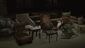 【UE】废弃的旧家具  Old Abandoned Furniture
