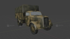 欧宝闪电S - Opel Blitz S 3D model-120