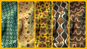 Substance Painter专属99款花纹布料、丝绸织物及服饰类SP材质SBSAR文件