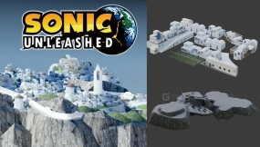 索尼克释放 - 阿波托斯素材 Sonic the Hedgehog Unleashed - Apotos Assets
