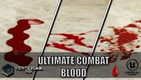 【UE】终极战斗血迹贴花包  Ultimate Combat Blood Decal Pack