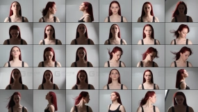 头部光影角度变化绘画参考素材 Head lighting angle variation drawing reference materials