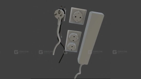 德标插头电插座 German Standard Plug Electrical Socket